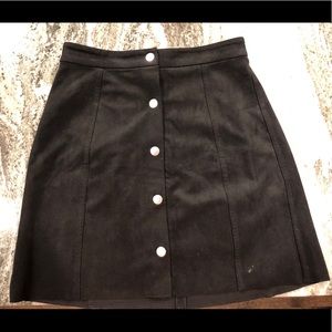 Back mini skirt